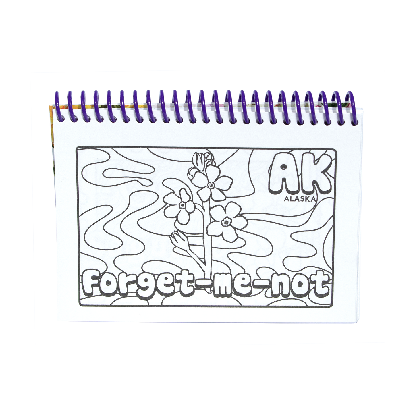 State Flowers Coloring Book