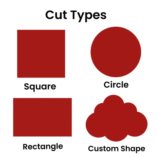 Customizable Textured Raised Spot UV Stickers