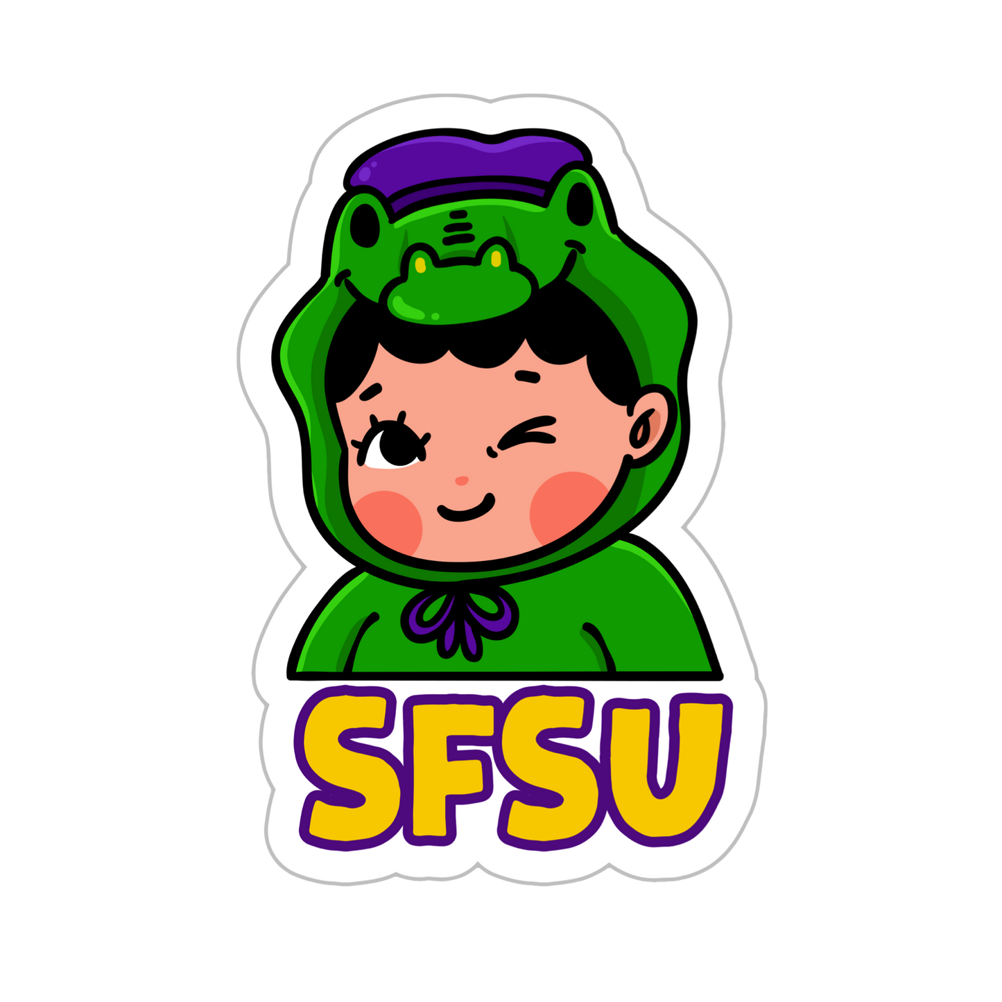 San Francisco State University Sticker