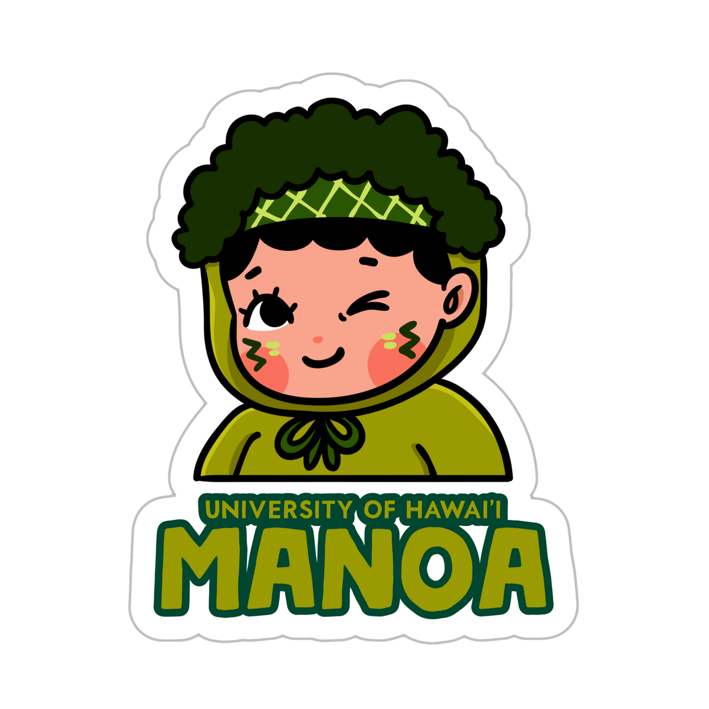 University of Hawai'i at Manoa Sticker - The Stkr Store