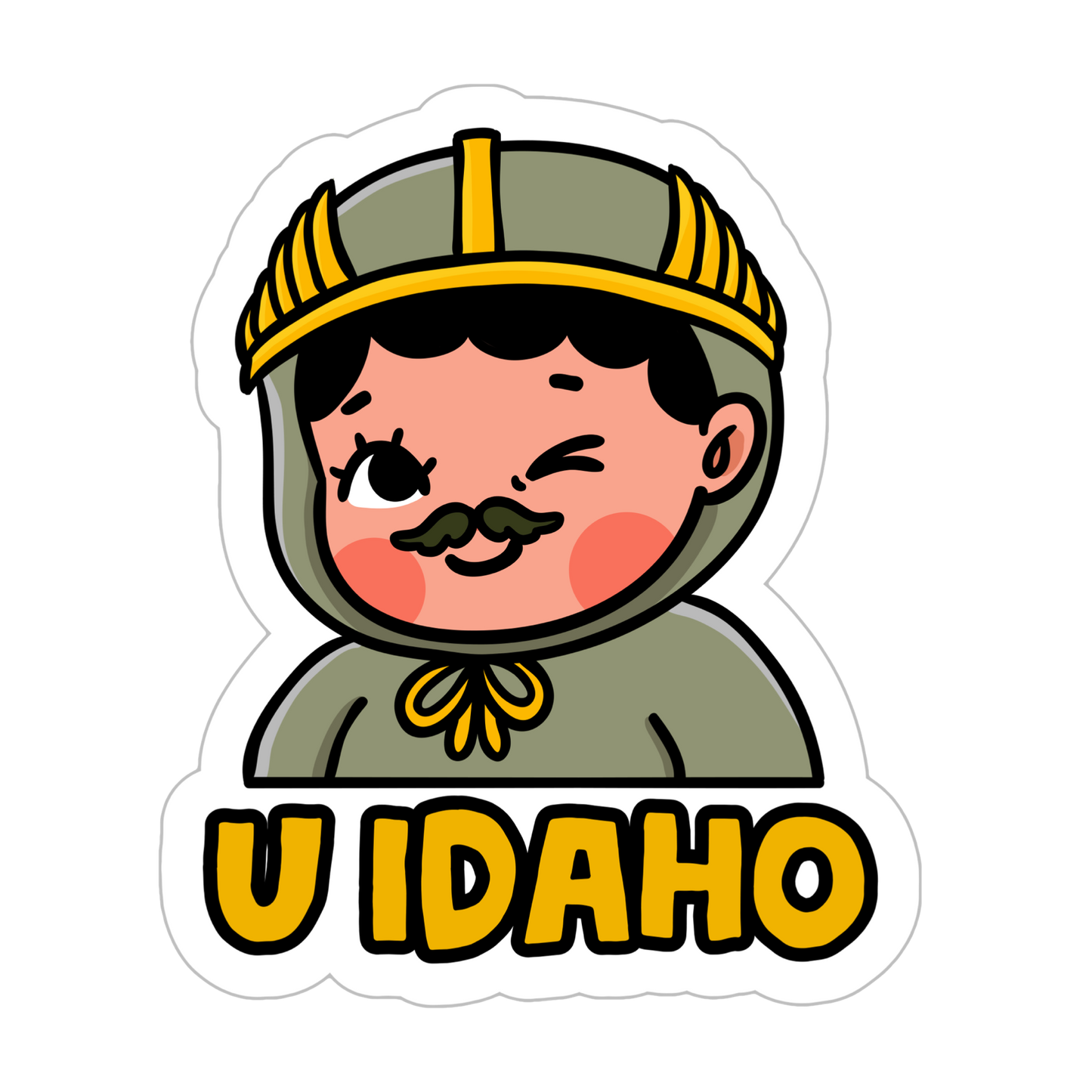 University of Idaho Sticker