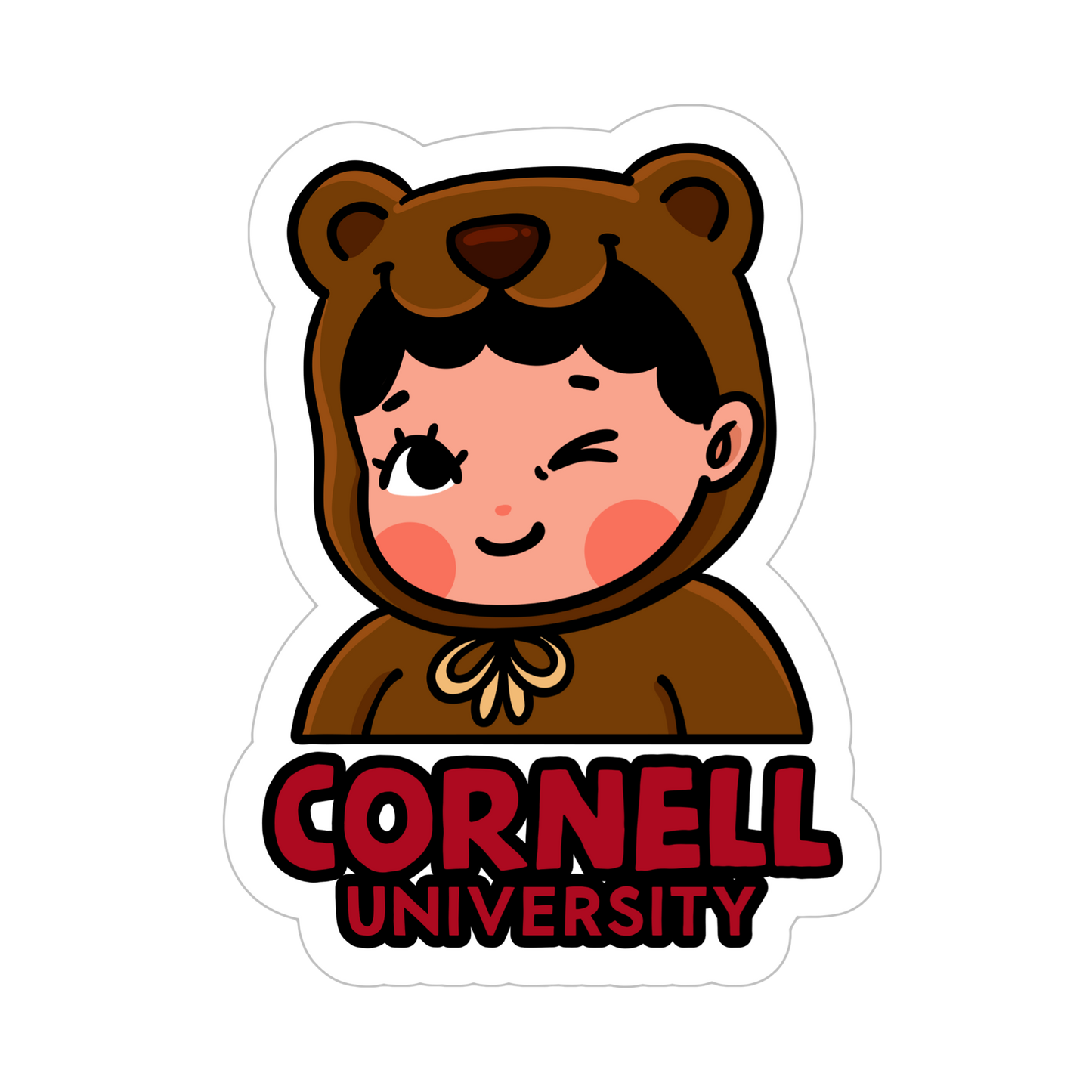 Cornell University Sticker - The Stkr Store