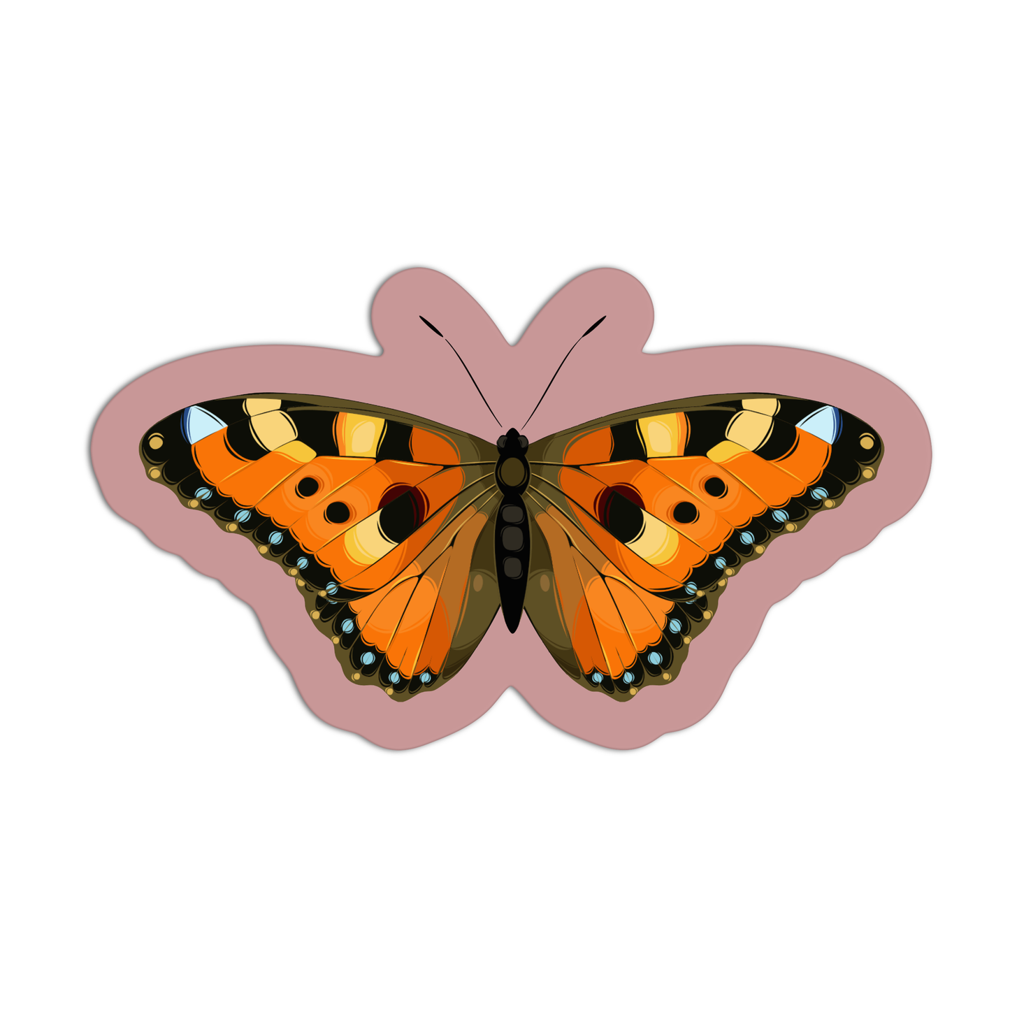 Large tortoiseshell Sticker