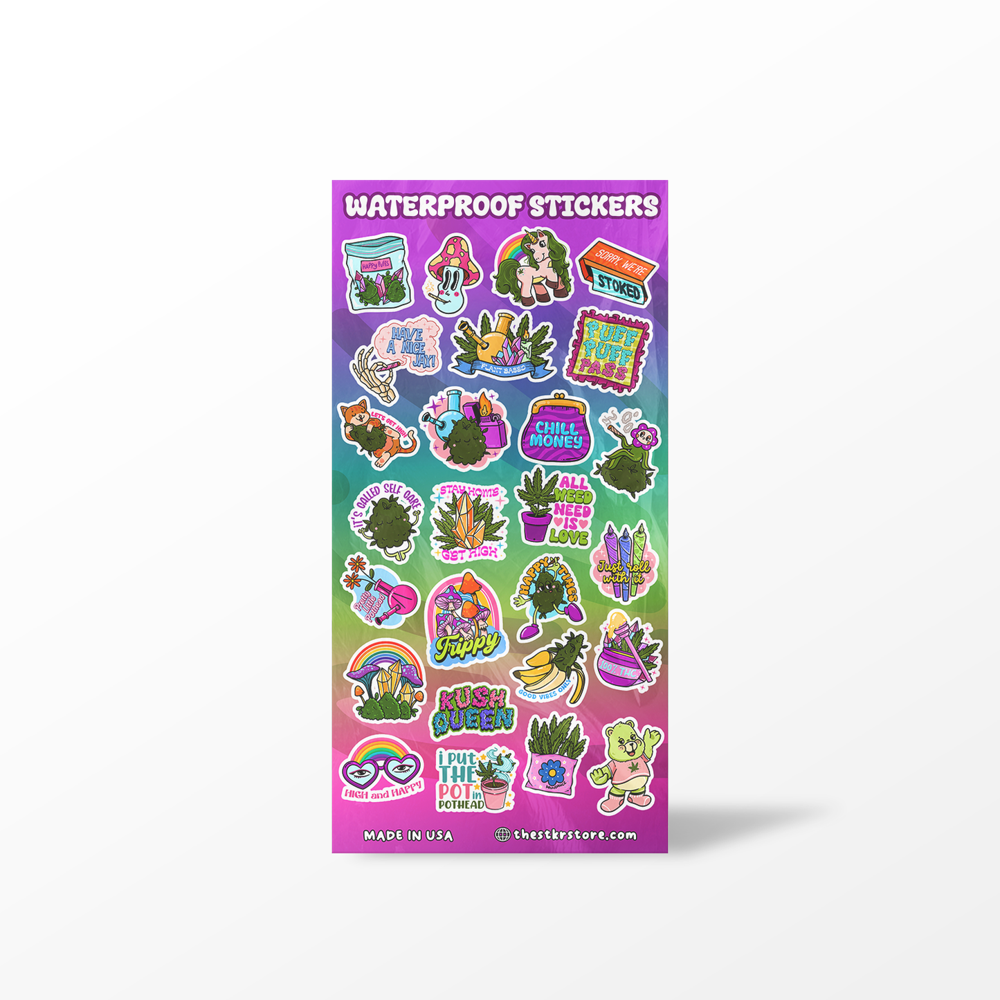 Waterproof Sticker Sheet