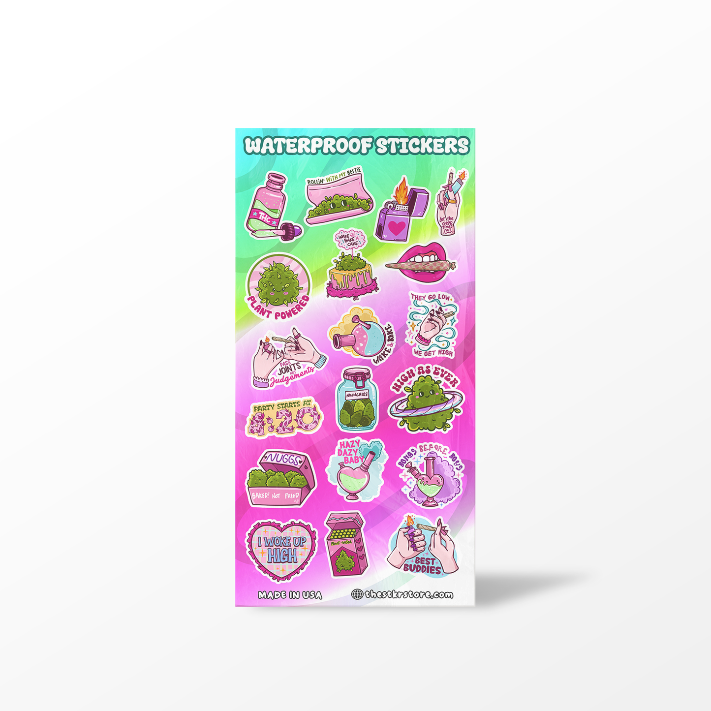 Waterproof Sticker Sheet