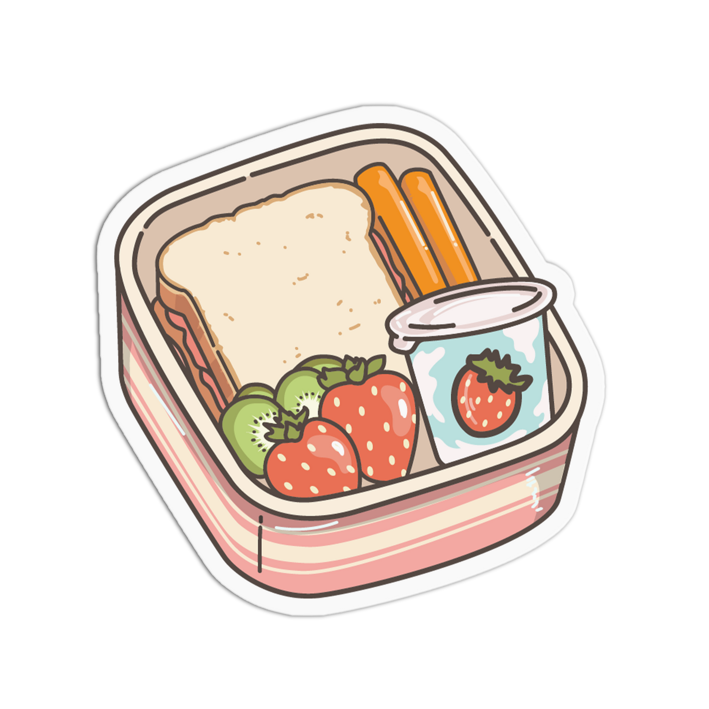PB Jam School Lunchbox Sticker