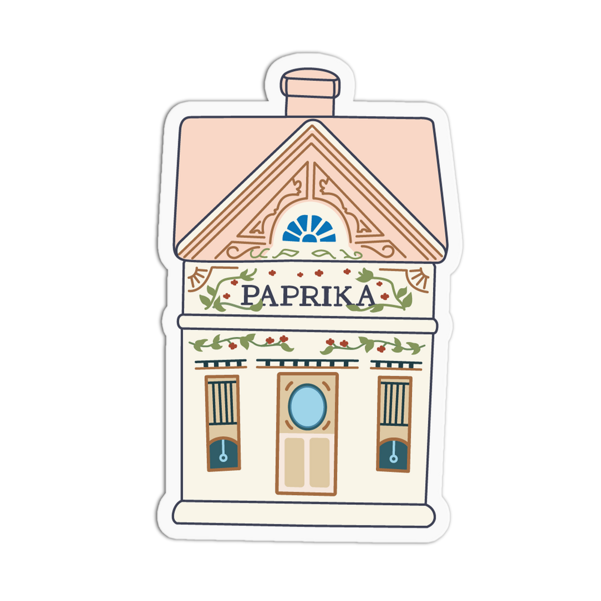 Paprika Lodge - Spices Village Sticker