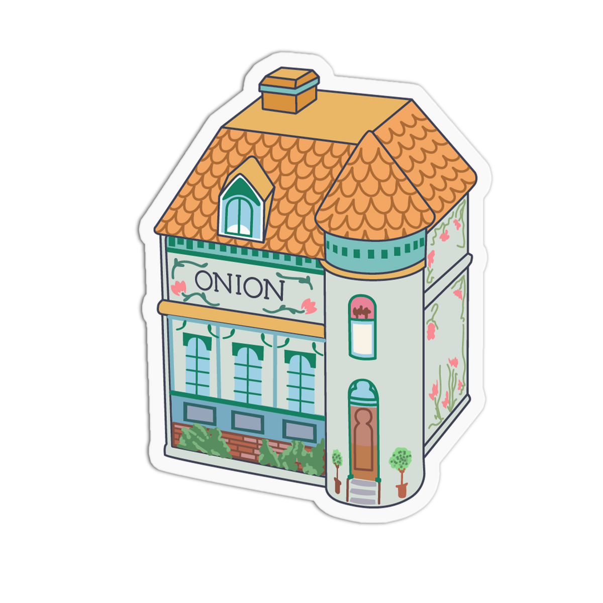 Onion Tower - Spices Village Sticker
