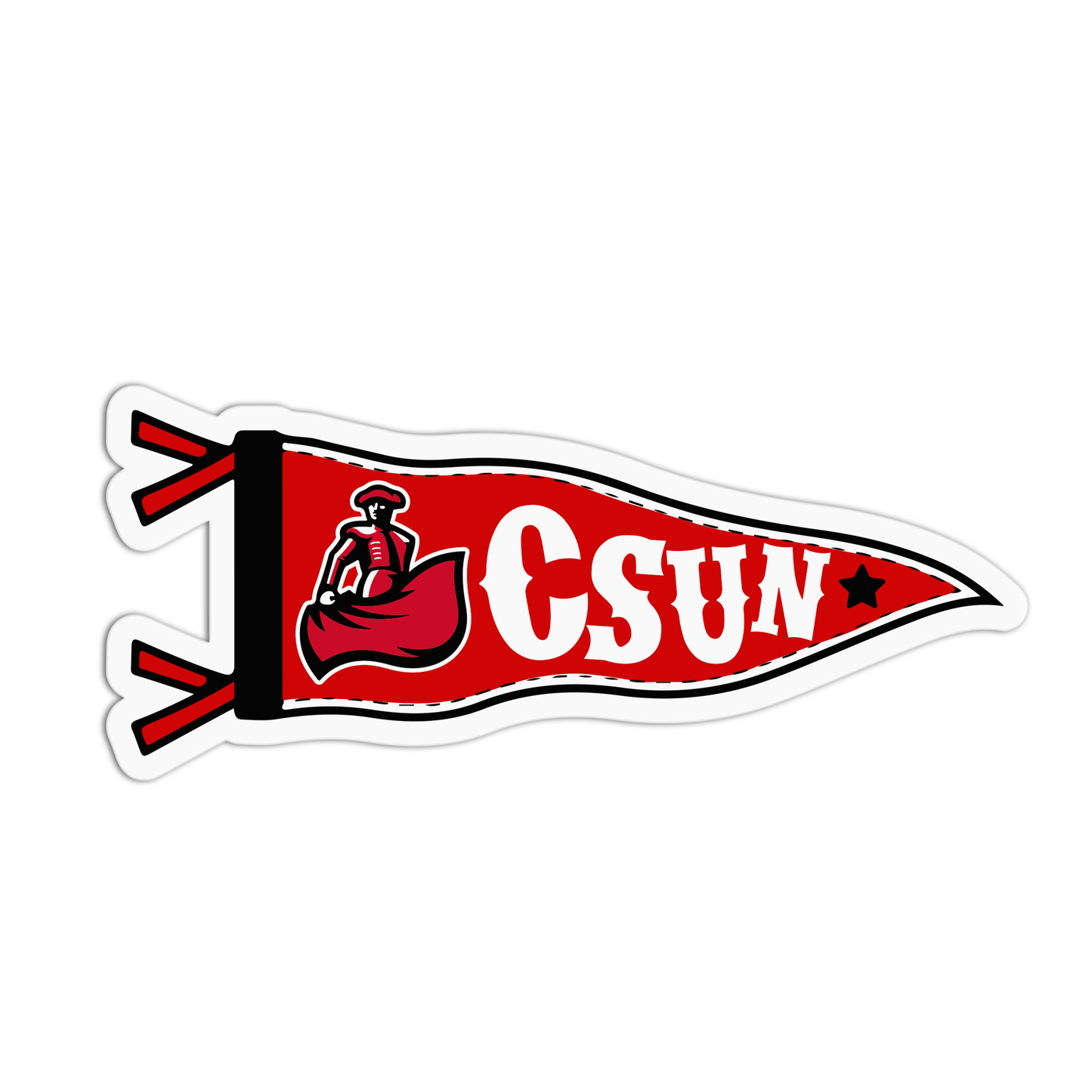 CSU Northridge Flag Sticker