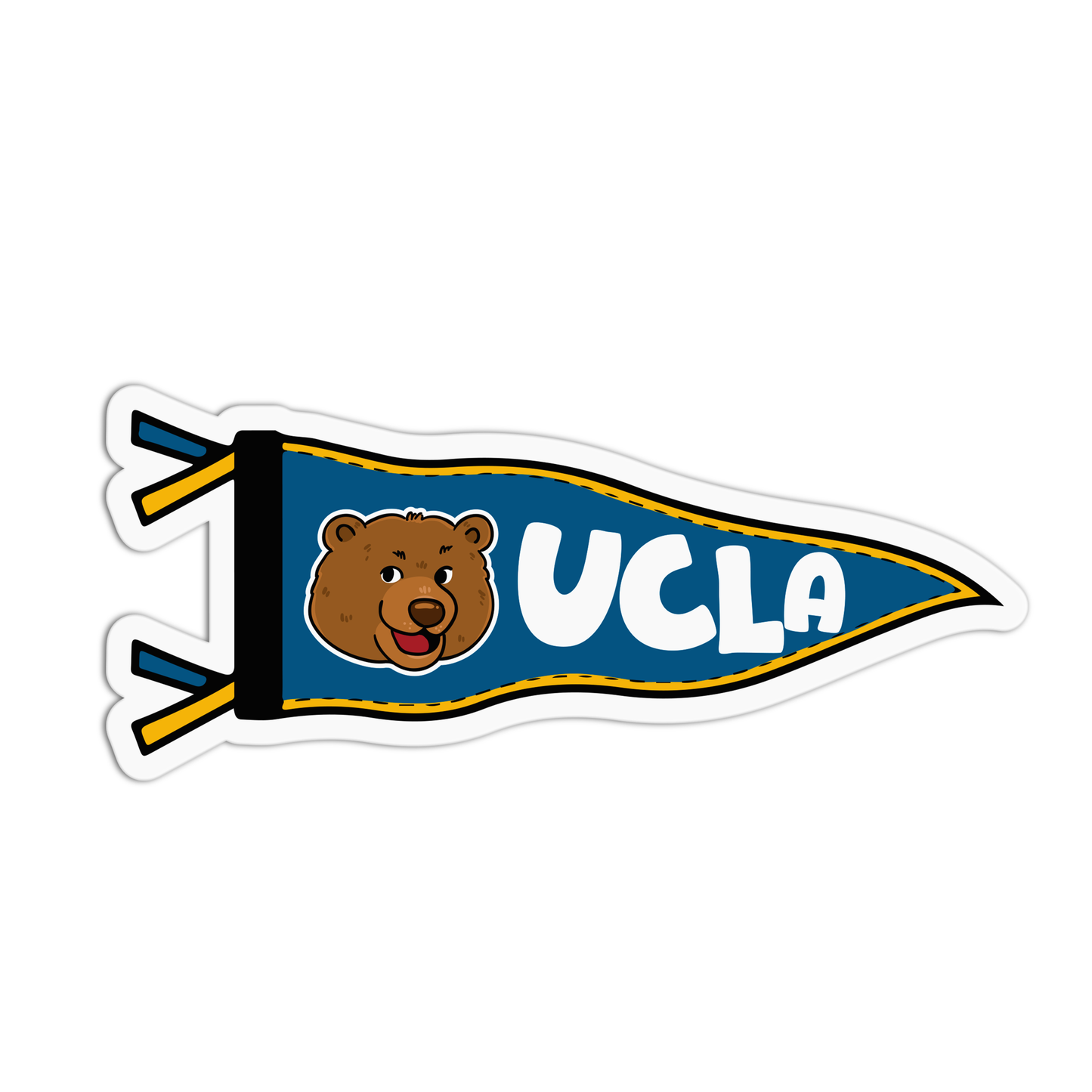 UCLA Flag Sticker