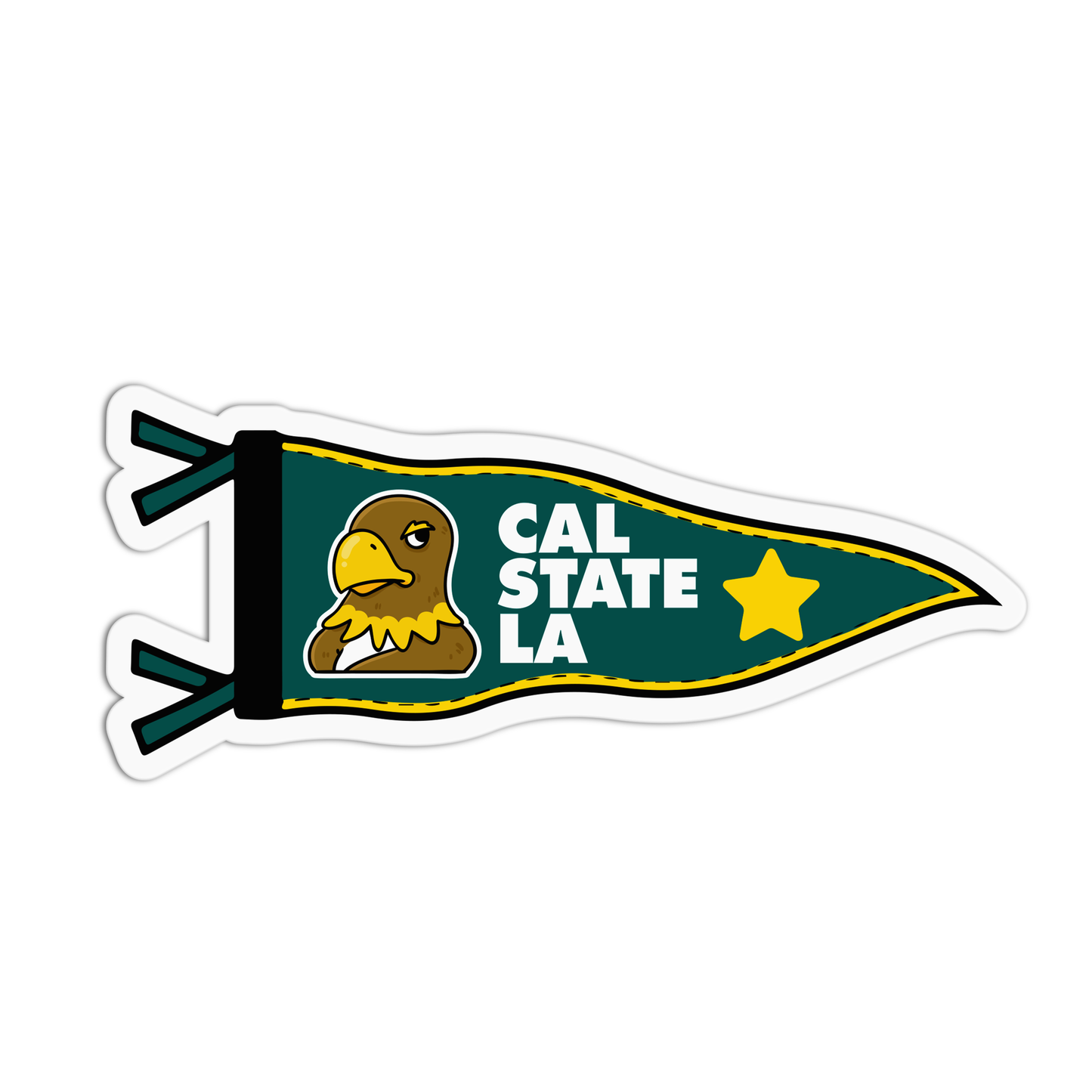 Cal State LA Flag Sticker - The Stkr Store