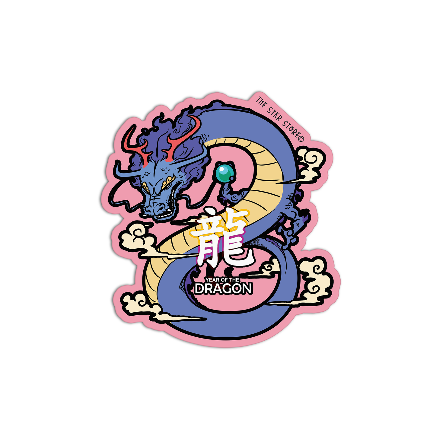 Year Of The Dragon Zodiac Stickers