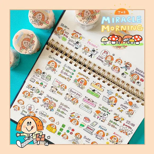Morning Miracle Work Diary Washi Tape Roll