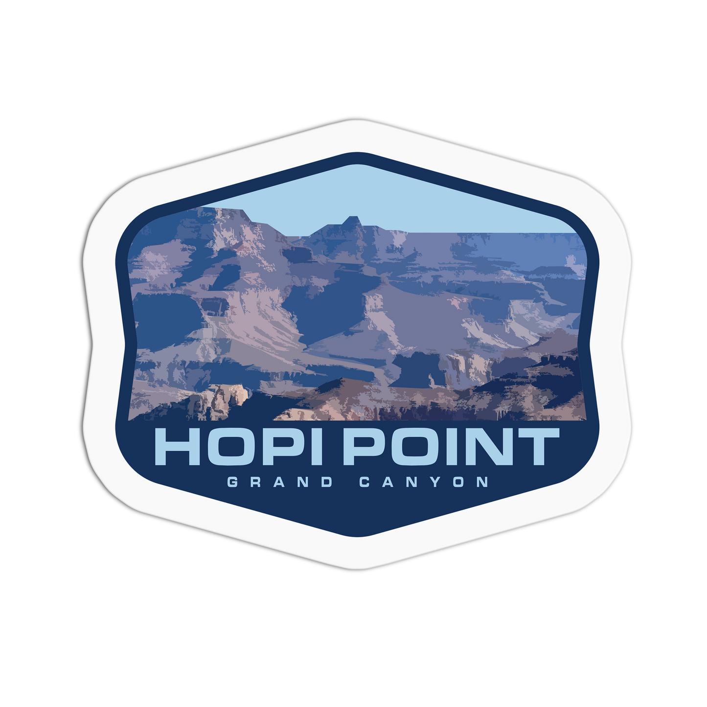 Hopi Point - Travel Series Arizona Sticker - The Stkr Store