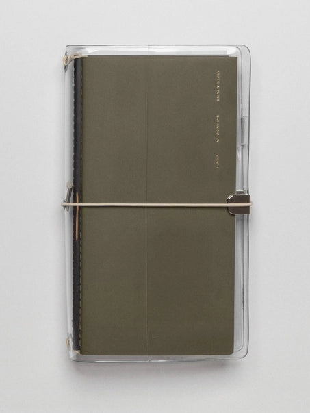 Clear Vinyl Travel Notebook Cover | A5 Slim