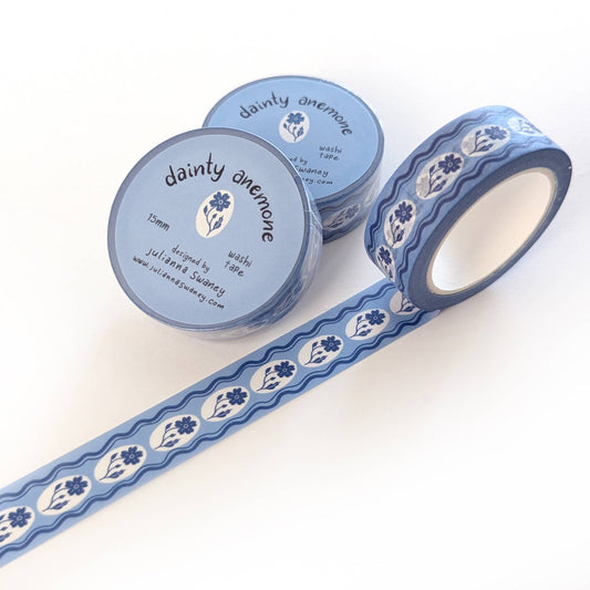 Dainty Anemone 15mm Washi Tape