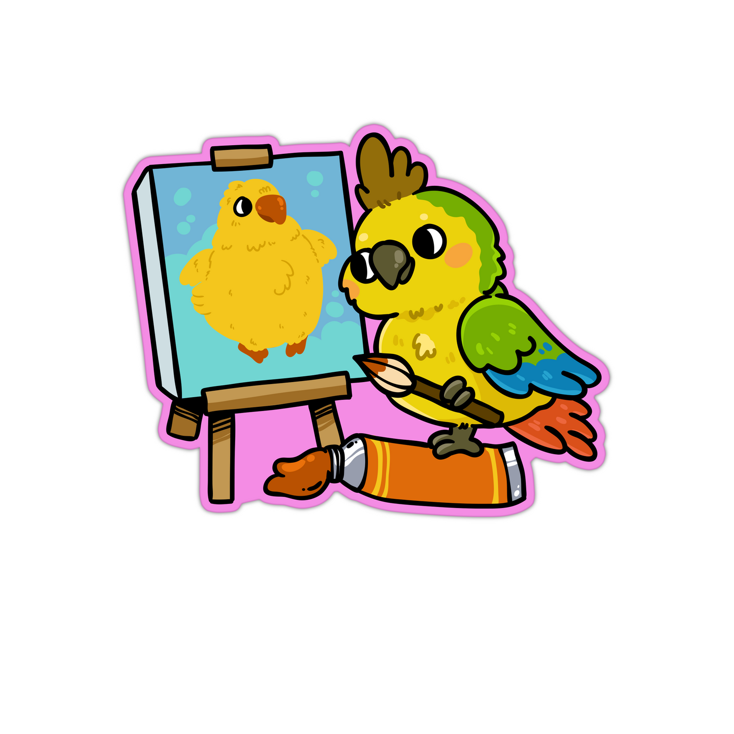 Bird Textured Stickers