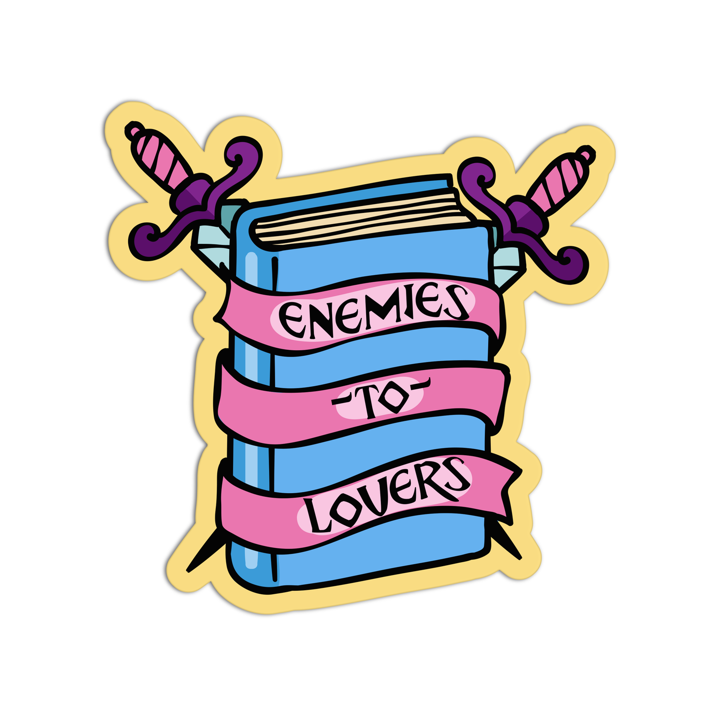 Enemies To Lovers Books And Reading Stickers