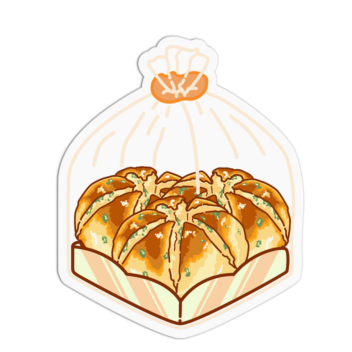 Garlic Bun BreadTalk Sticker