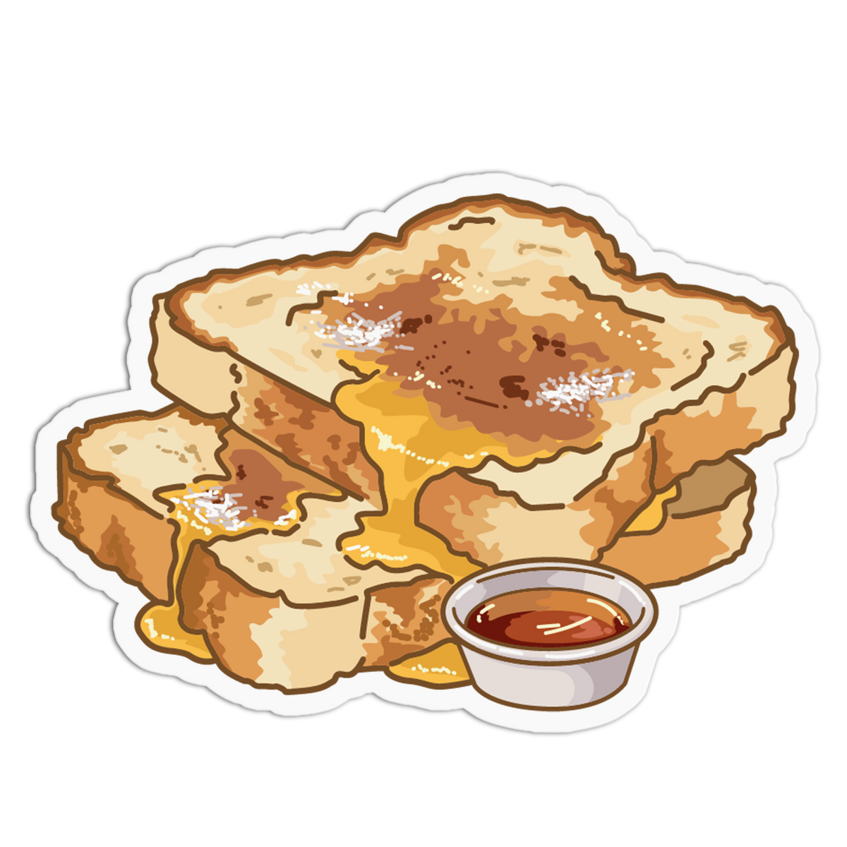 French Toast Breakfast Food Sticker