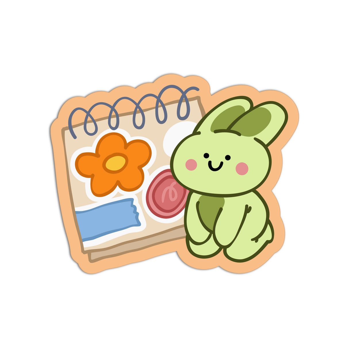 Sticker Planner Bunny Junk Journaling Sticker