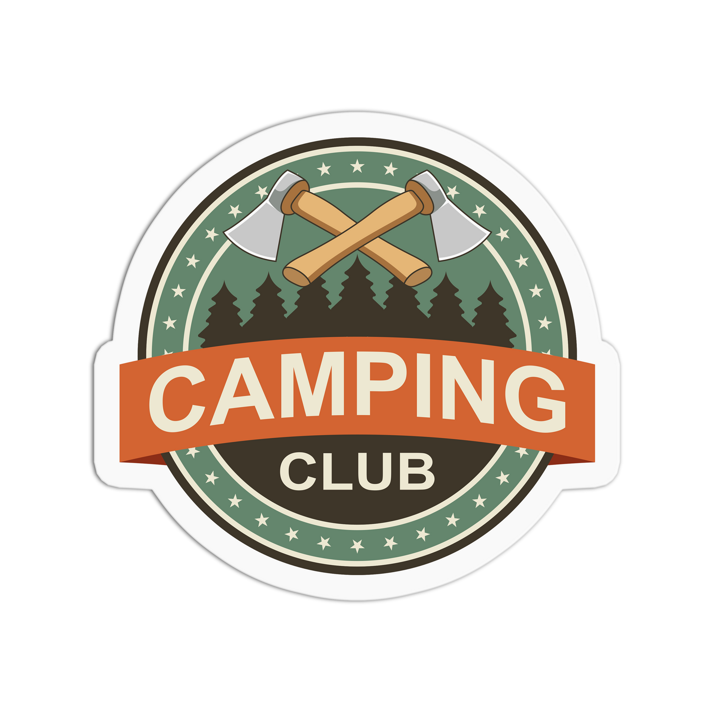Camping Club - Camping Series Stickers - The Stkr Store