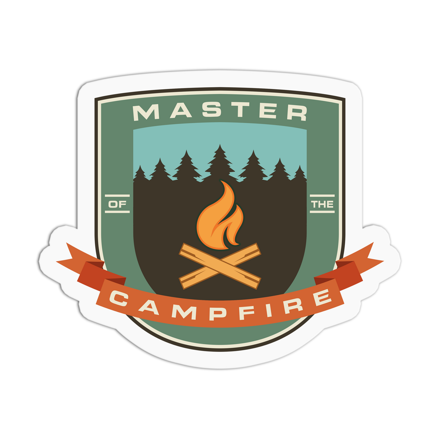 Master of the Campfire - Camping Series Stickers