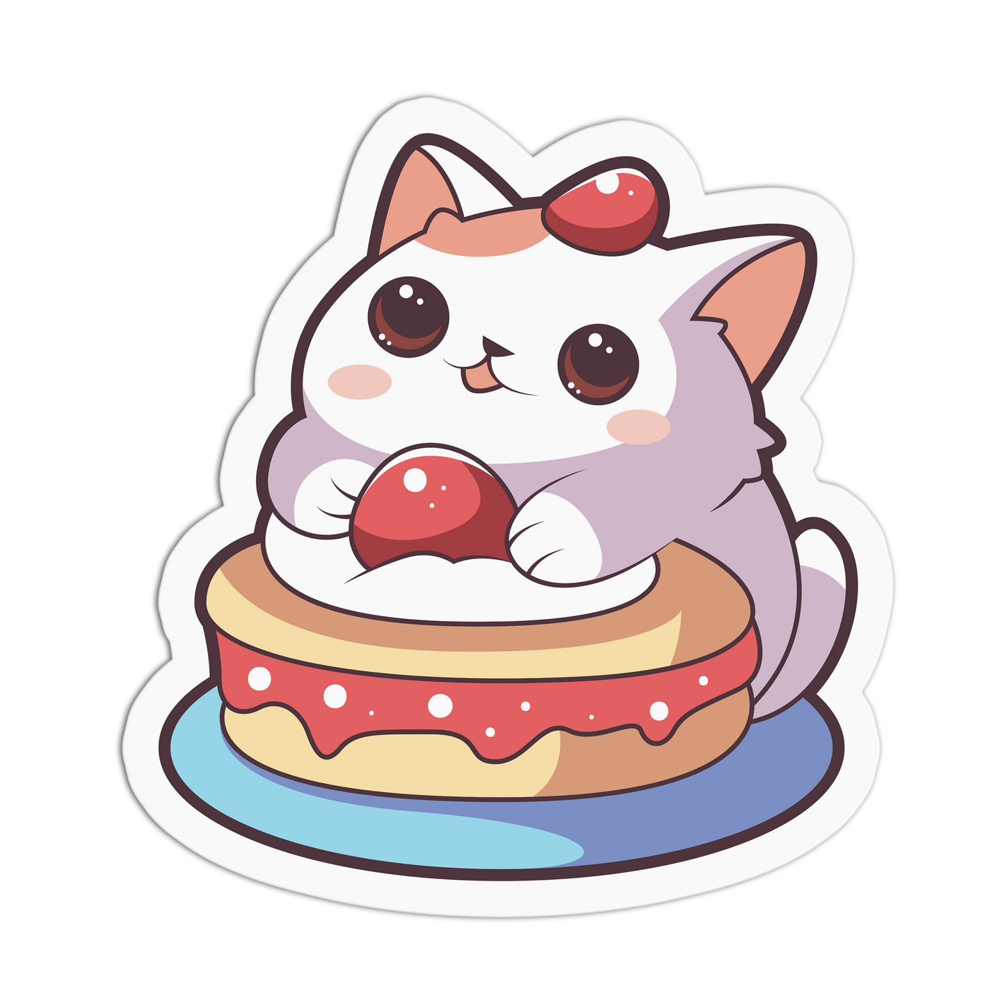 Strawberry Shortcake - Cat Series Sticker