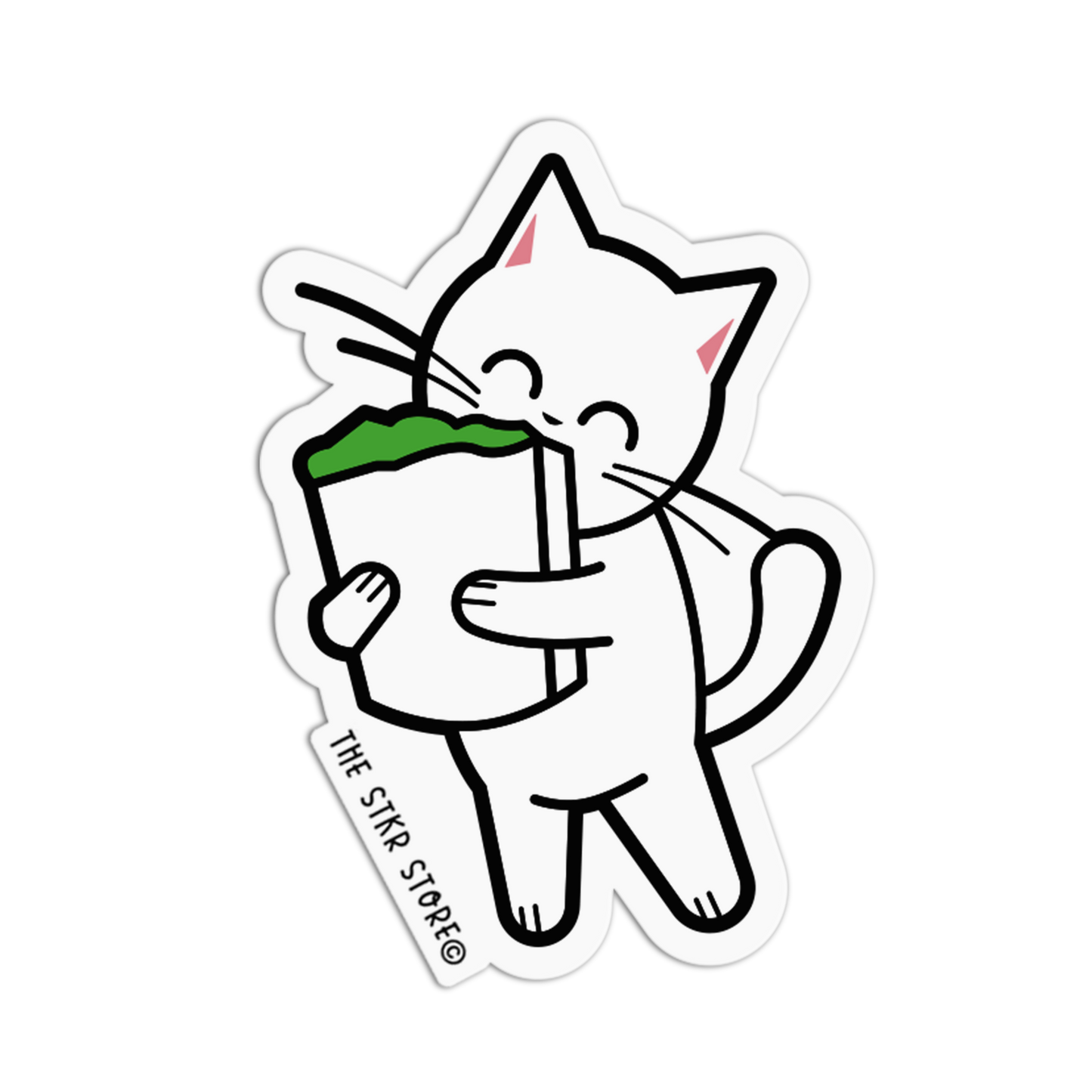 Grocery Errands - Cat Grocery Sticker