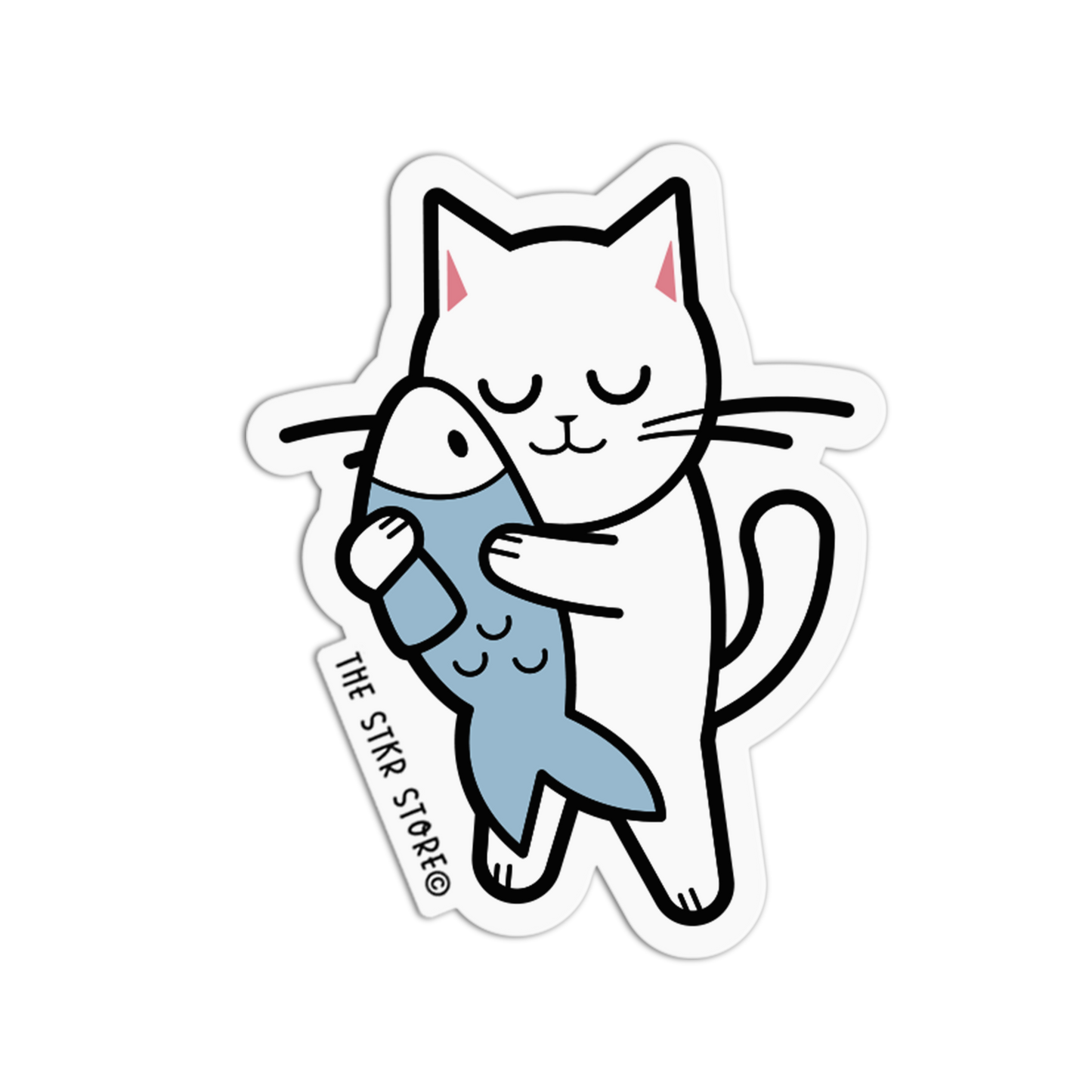 Fresh Catch - Cat Grocery Sticker