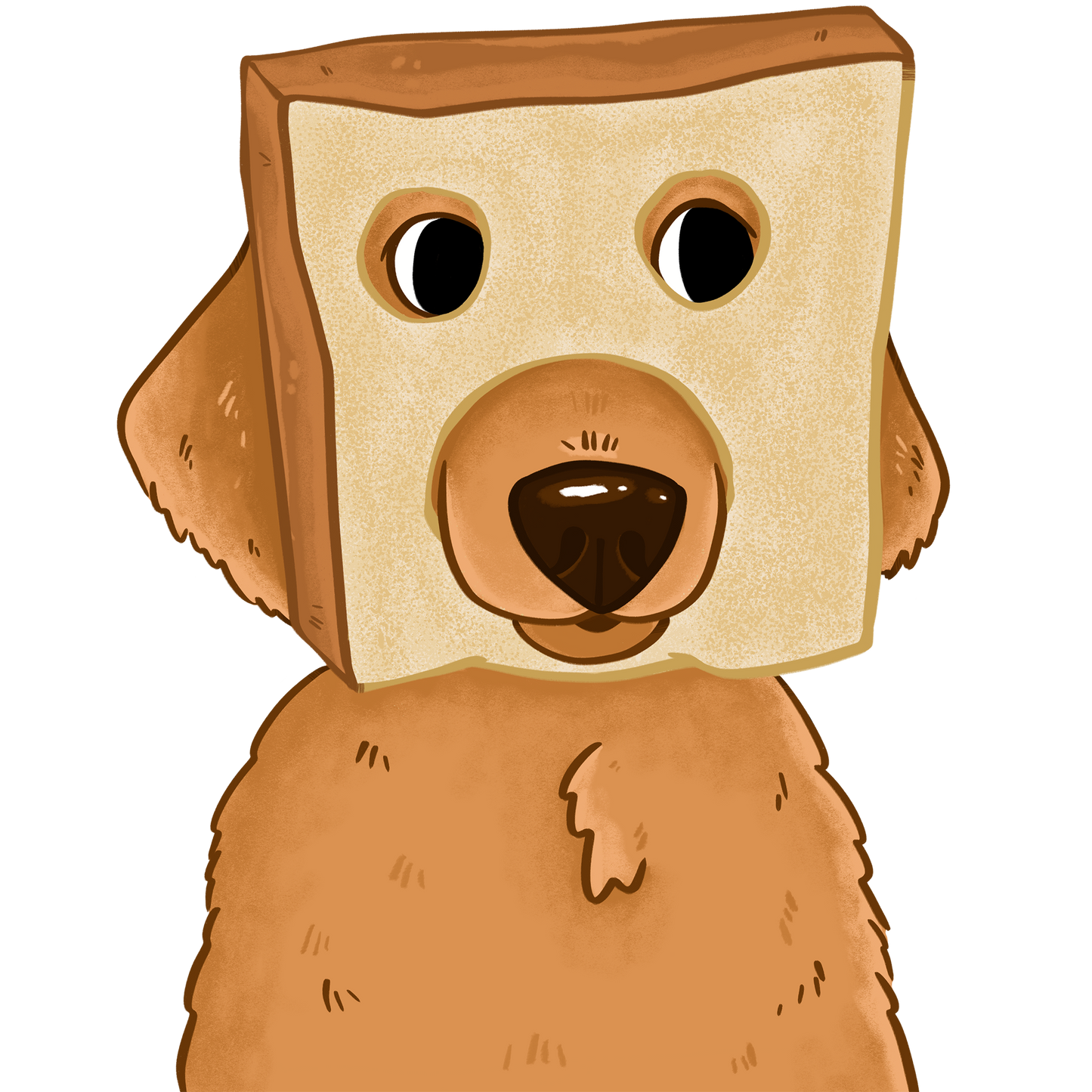 Golden Retriever Bread Sticker