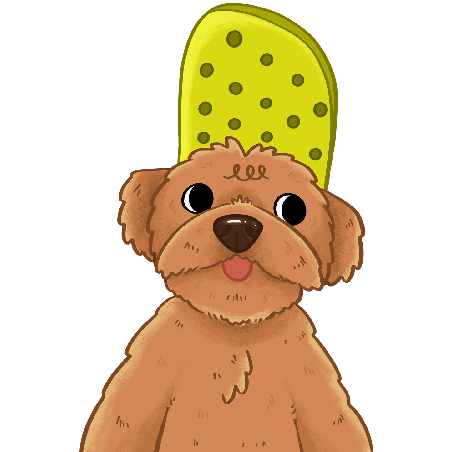 Maltese with Slippers Stickers