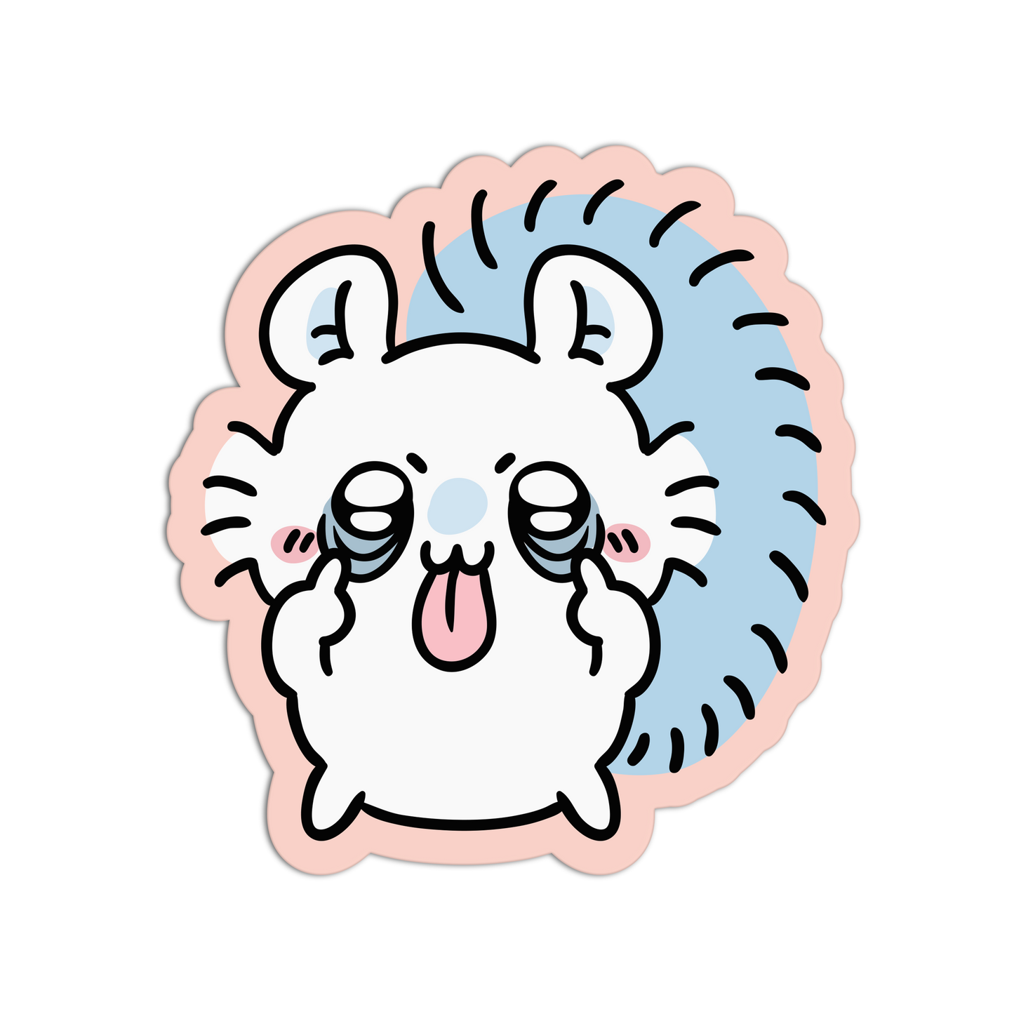 Sassy Squirrel Chiikawa And Friends Sticker