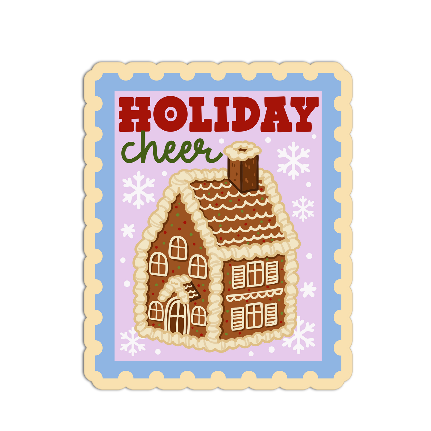 Ginger Glow Post Christmas Stamp Stickers
