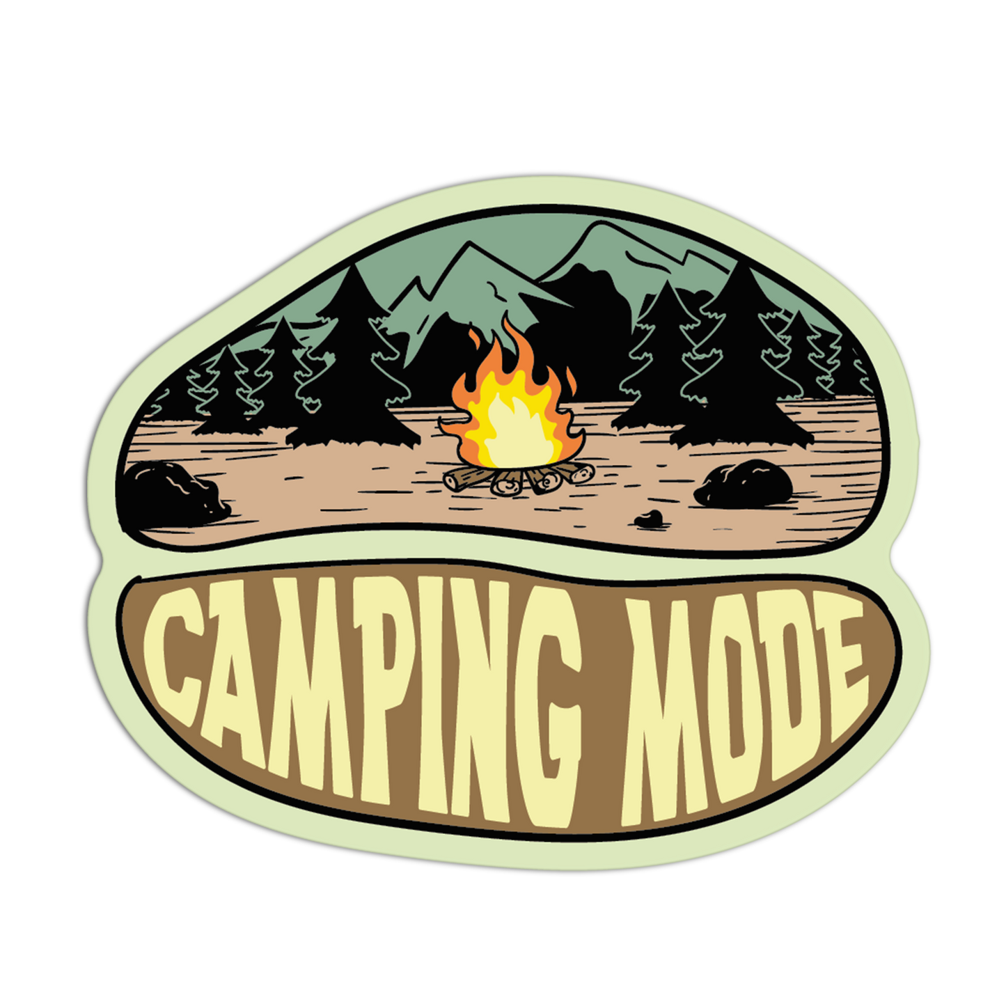 Coffee Camping Stickers