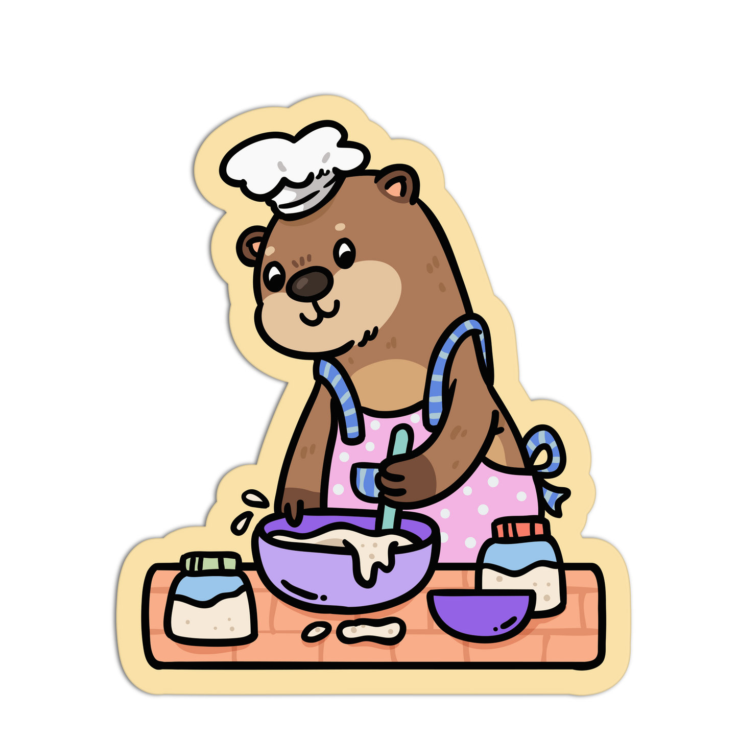 Master Baker Otter - Coquette Baking Stickers