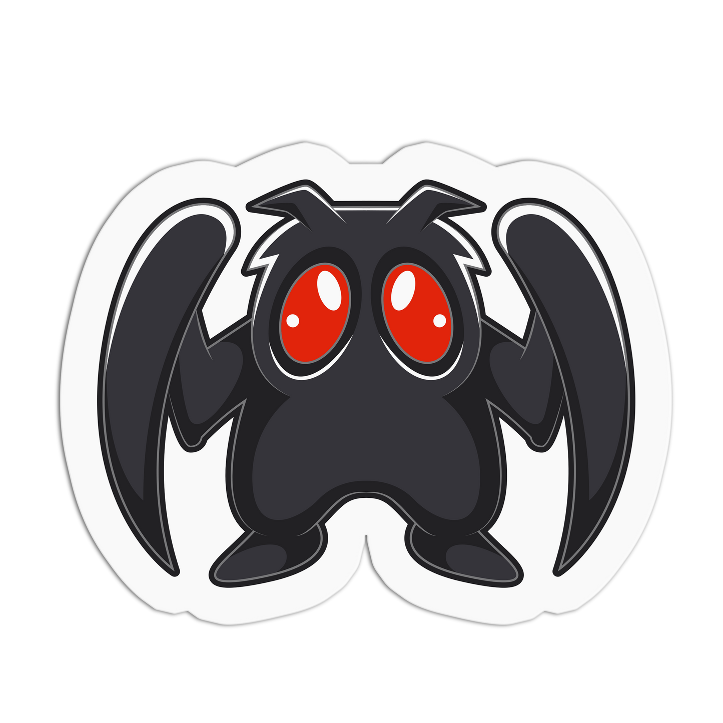 Mothman - Cryptid Series Sticker - The Stkr Store