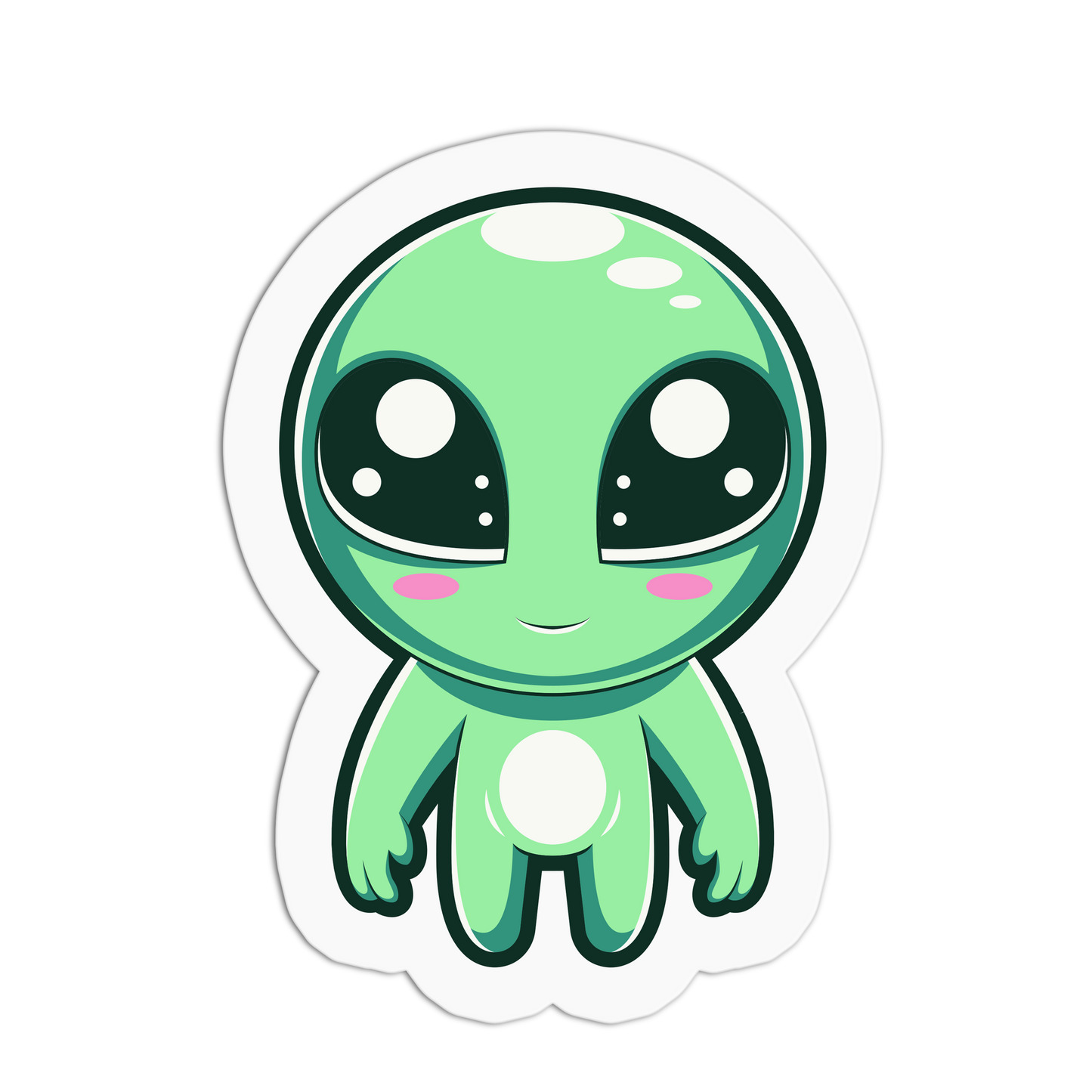 Alien (Grey) - Cryptid Series Sticker