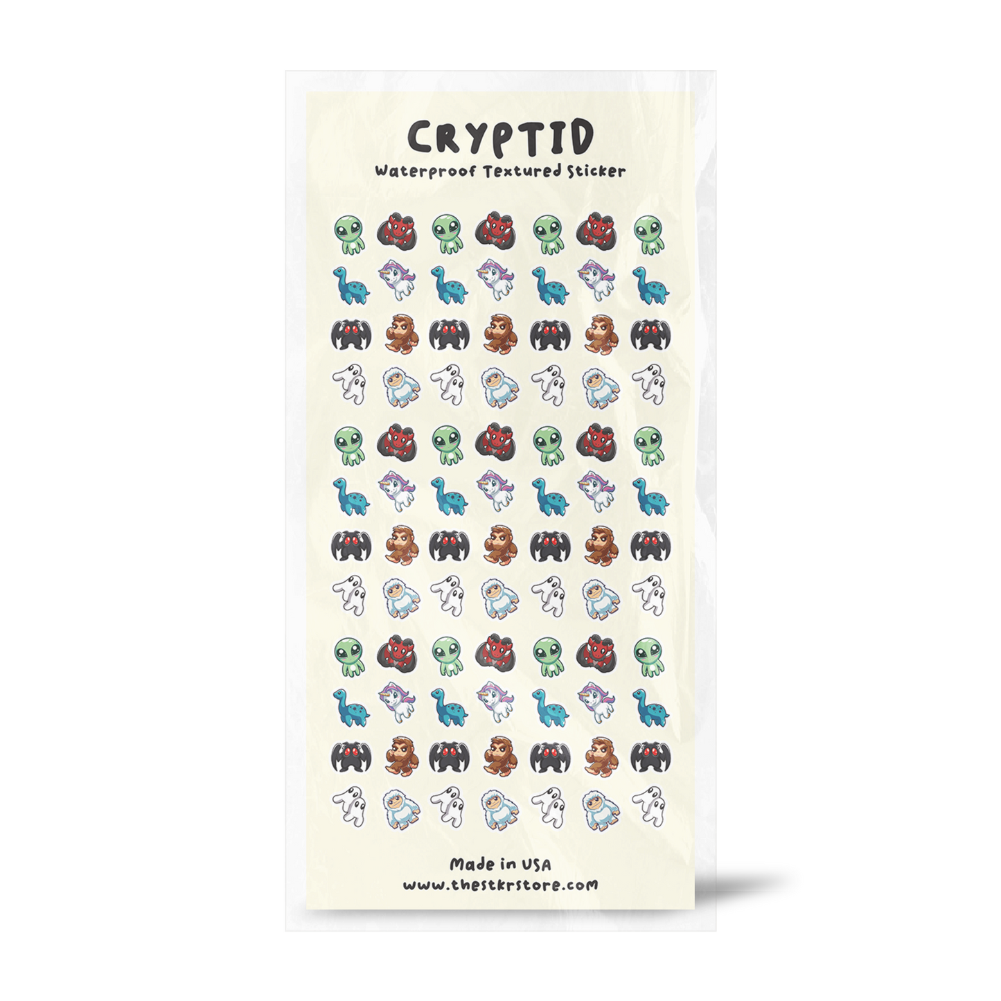 Cryptid Sticker Sheet