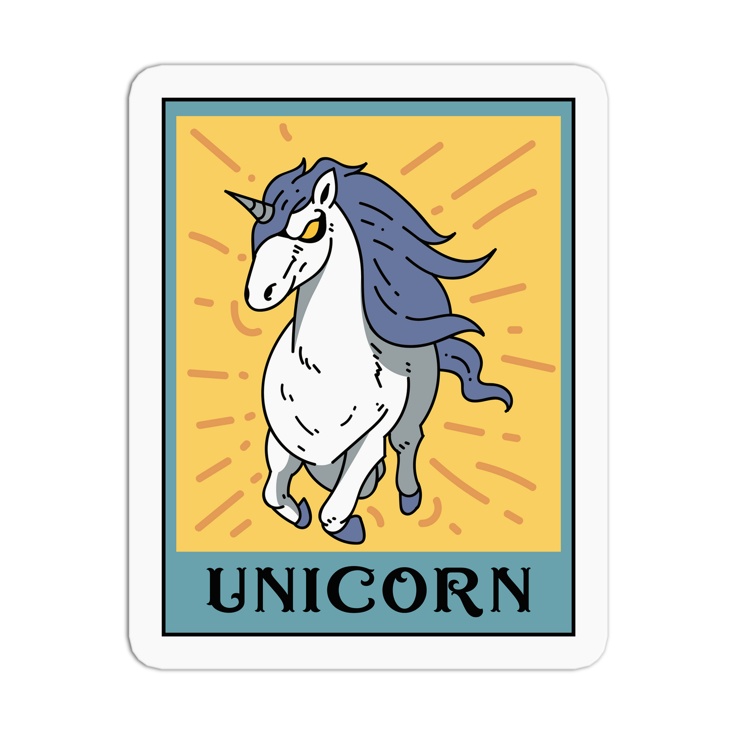 Unicorn - Cryptid Tarot Stickers - The Stkr Store