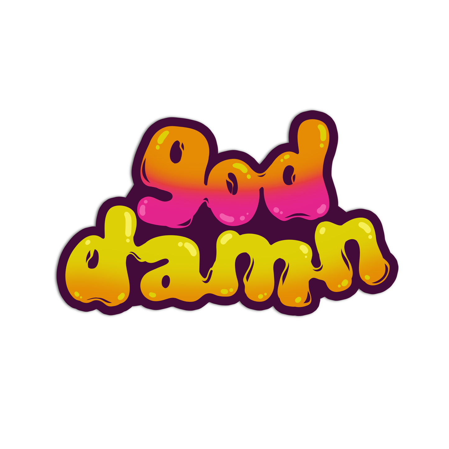 God Damn Curse Word Stickers
