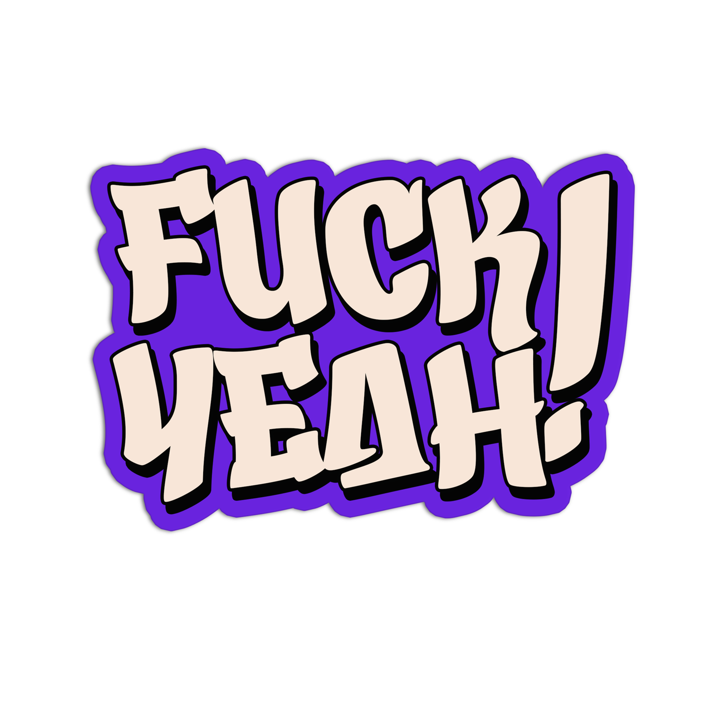 Fuck Yeah Curse Word Stickers