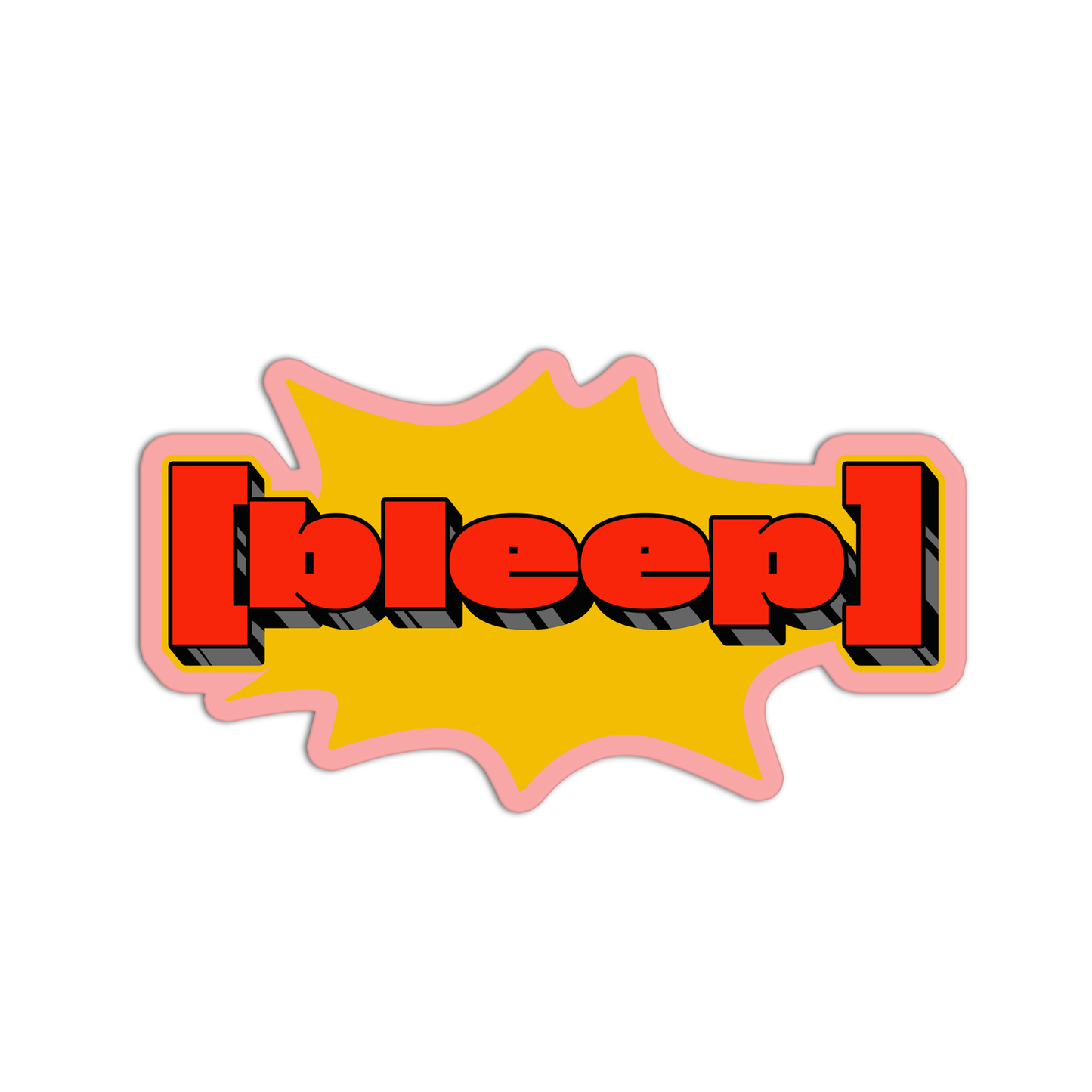 Bleep Curse Word Stickers