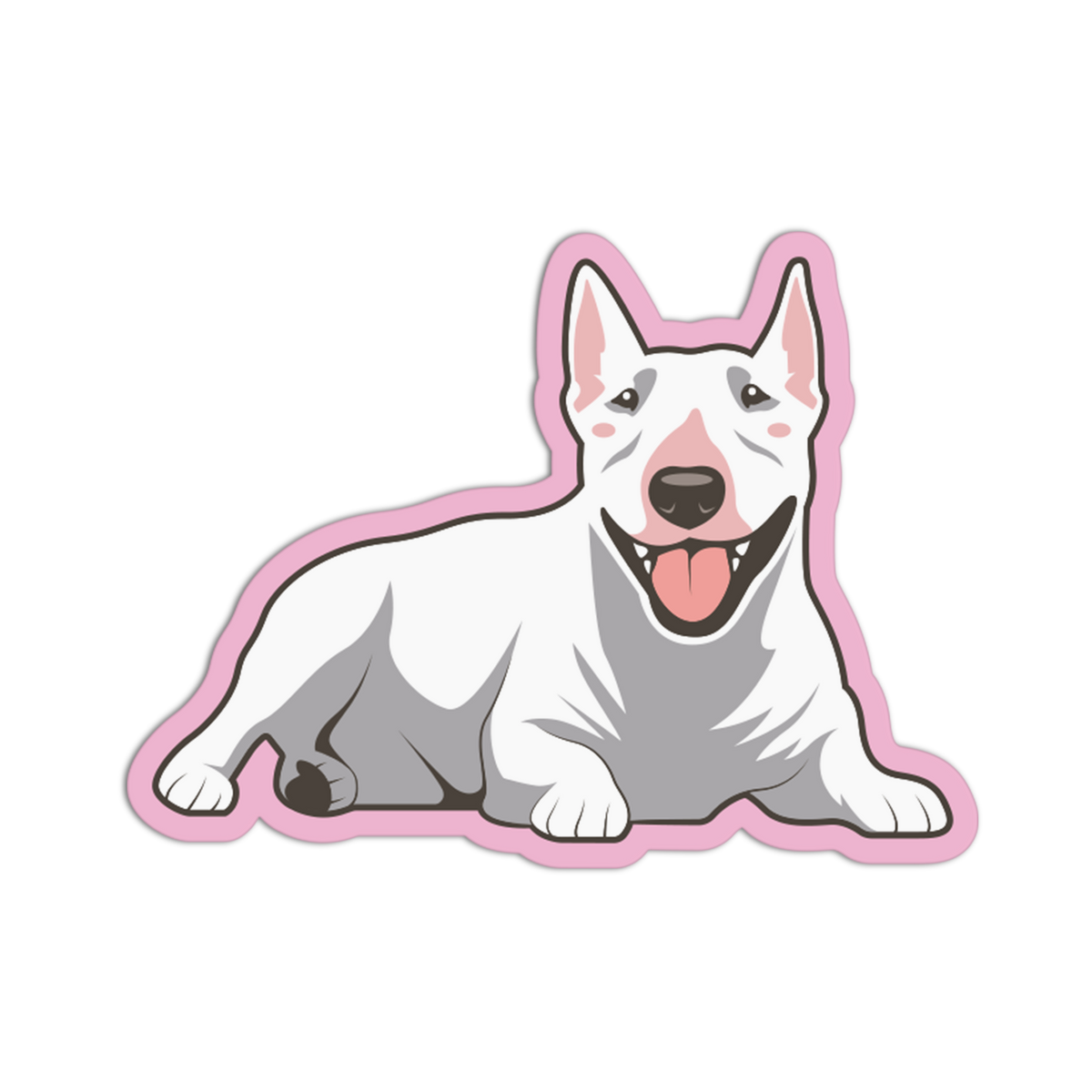 Bull Terrier Cute Dog Sticker