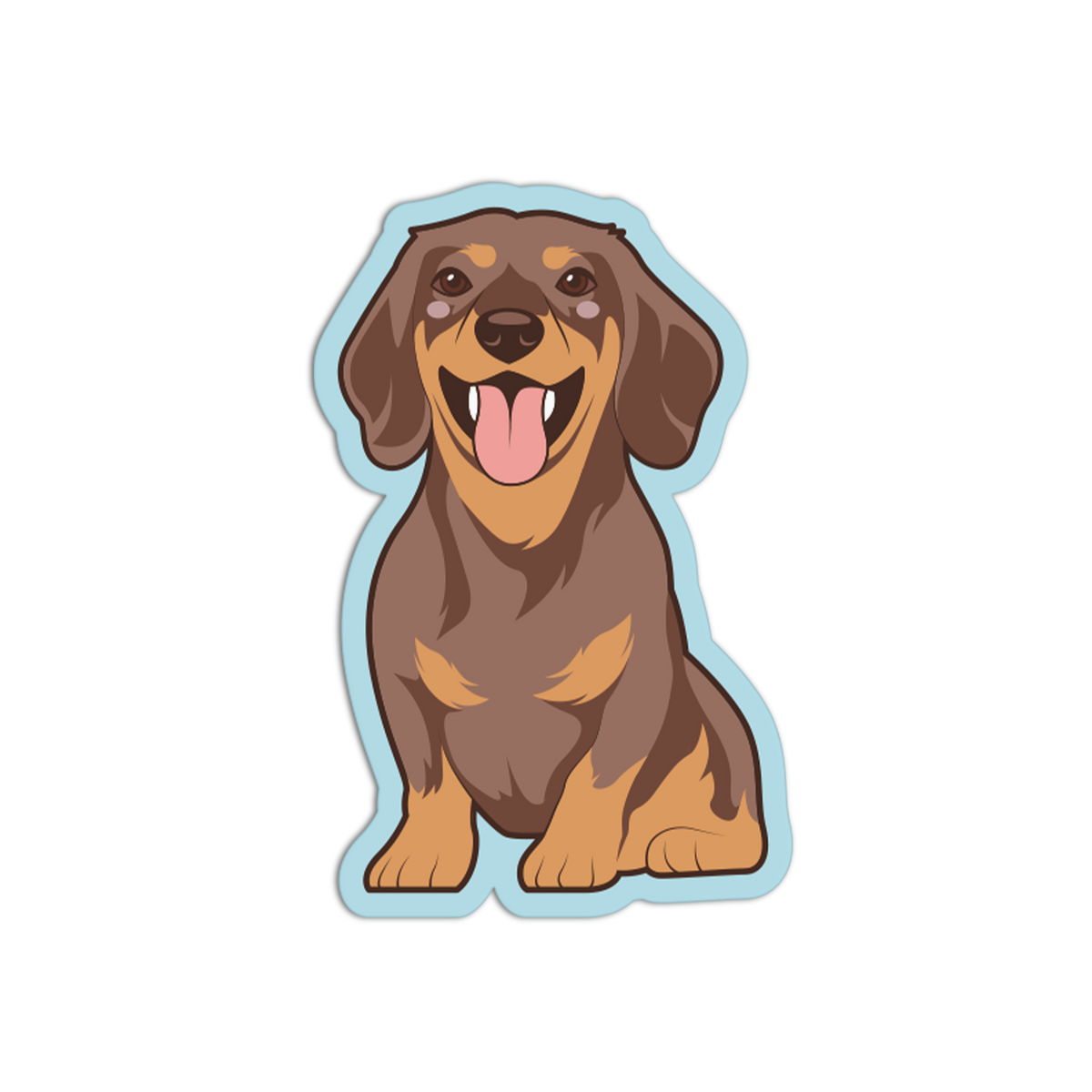 Dachshund Puppy Cute Dog Sticker