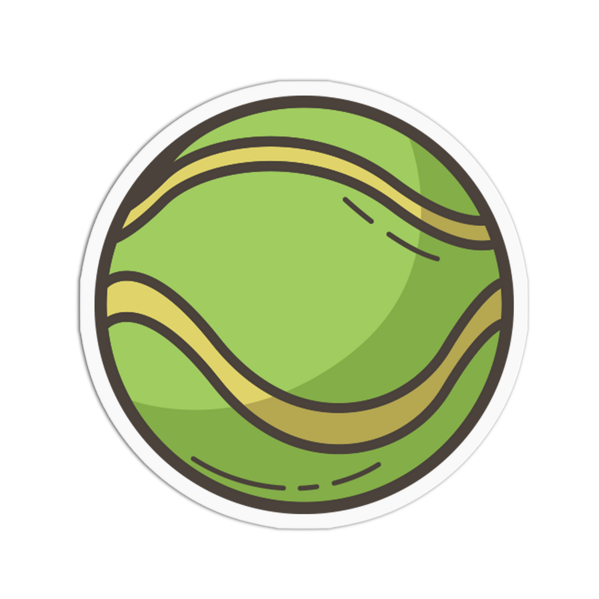 Tennis Ball Toy Dog Accessories Sticker