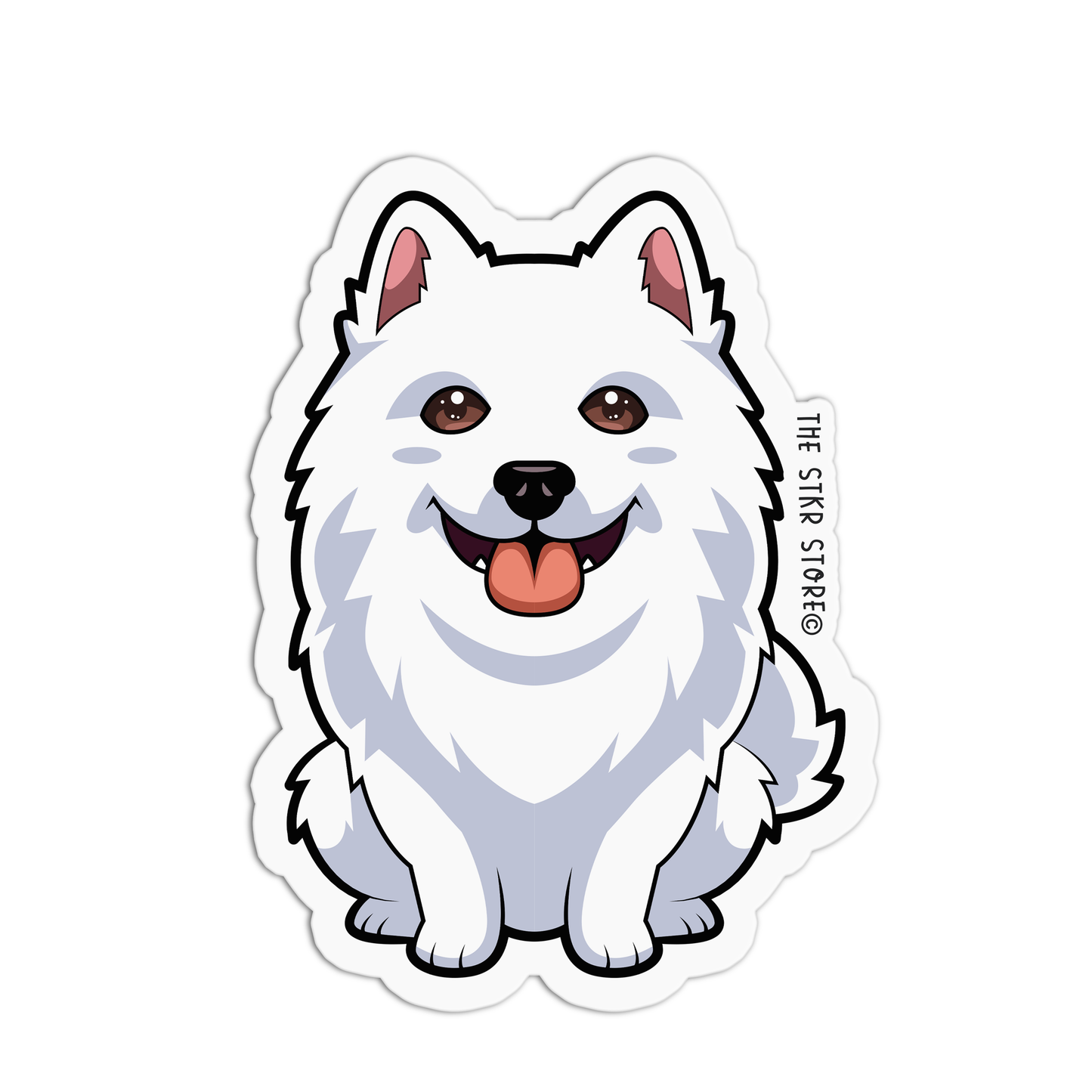 Samoyed Dog Breeds Stickers