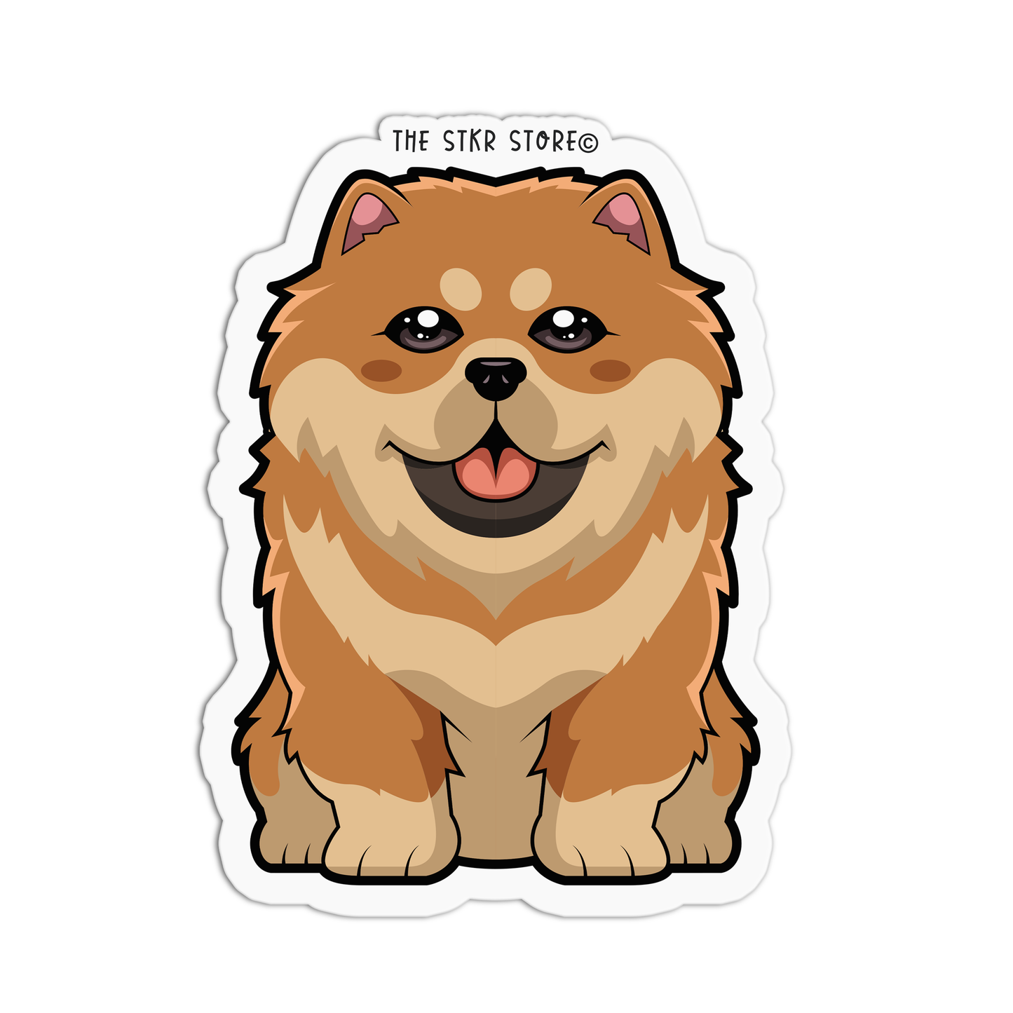 Chowchow Dog Breeds Stickers