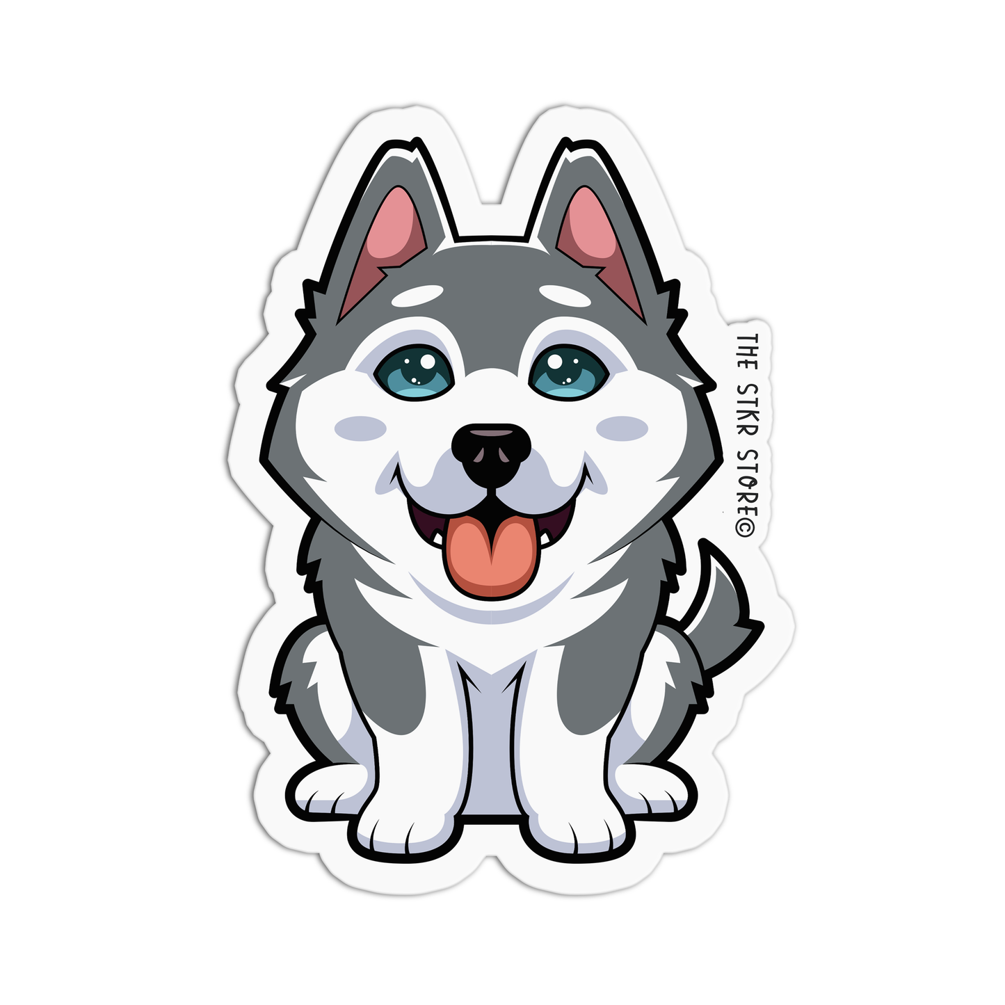 Siberian Husky Dog Breeds Stickers