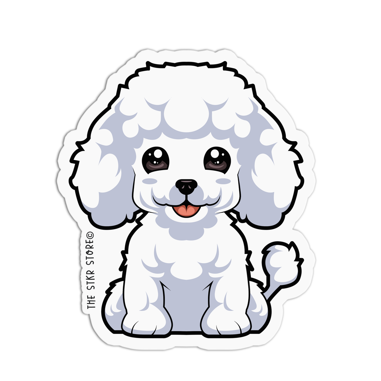 Poodle Dog Breeds Stickers